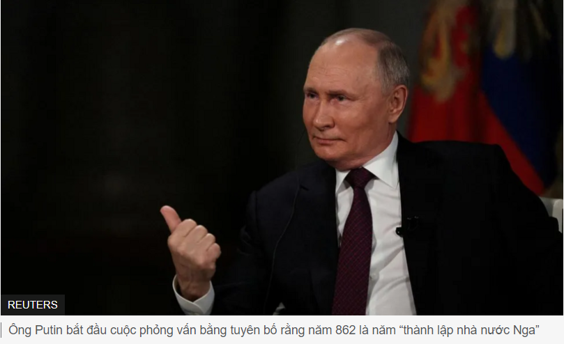 320. Nhà báo Mỹ phỏng vấn ông Putin: Kiểm chứng những phát ngôn ‘vô lý’ về lịch sử của Tổng thống Nga